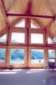 Post and Beam timberframe interior picture