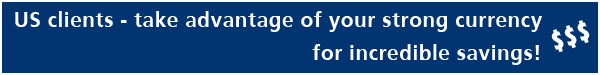 US clients have great savings!