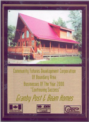 Community Futures Development Corporation Boundary Region business of the year On-going Success Award