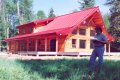 Post and Beam timberframe picture